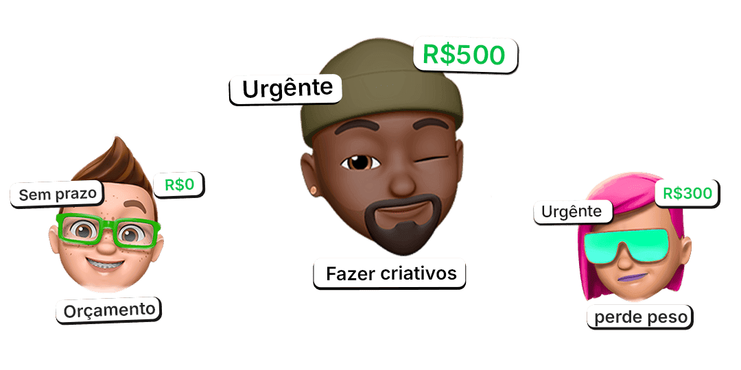 Leads qualificados automaticamente: sem prazo, urgente e sem pressa